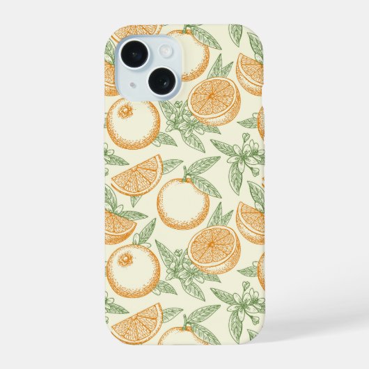 Motif de fruit orange classique (Verso)