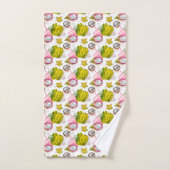 Motif de fruit texturisé par carte blanche (Serviette à main)