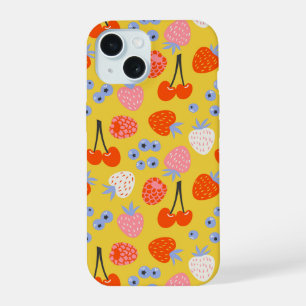 Motif de fruits à baies colorés