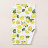 Motif de fruits aux citrons jaunes (Serviette à main)