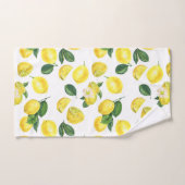 Motif de fruits aux citrons jaunes (Serviette à main)