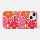 Motif de fruits citrins Orange & Pamplemousse (Verso Horizontal)