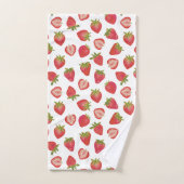 Motif de fruits de fraise (Serviette à main)