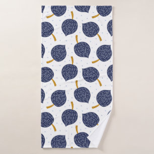 Motif de fruits de la bombe Abstraite bleue marine