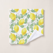 Motif DE FRUITS FRAIS LEMON (Gant de toilette)