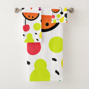 Motif de fruits néon Tropical Glow