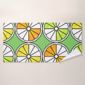 Motif de fruits sans couture. Illustration peinte. (Serviette de bain)