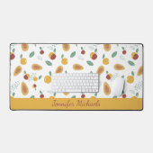 Motif de fruits stylisé avec nom (Clavier et souris)