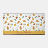 Motif de fruits stylisé avec nom (Recto)
