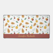 Motif de fruits stylisé avec nom (Recto)