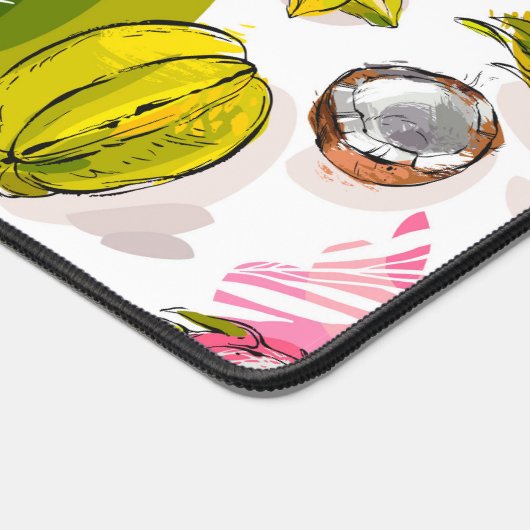 Motif de fruits texturés à main libre (Coin)