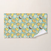 Motif de fruits tropicaux d'été (Serviette à main)