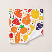 Motif de fruits vibreux (Gant de toilette)
