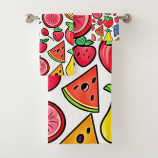 Motif de fruits vibreux