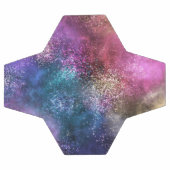 Motif de galaxie coloré (Plat)