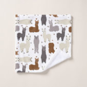 Motif de Geo d'alpaga (Gant de toilette)