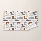 Motif de Geo d'alpaga (Serviette à main)