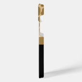 Motif de girafe noire et dorée (Côté gauche)