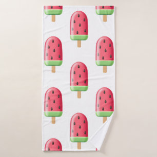 Motif de glace à la fraise rouge