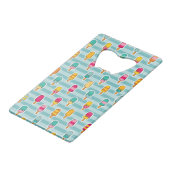Motif de glace coloré avec Monogramme rose (Dos Angle)
