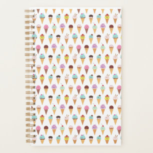 Motif de glace Kawaii