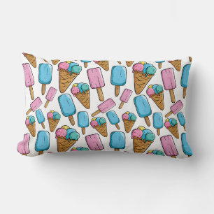 Motif de glace lance des oreillers