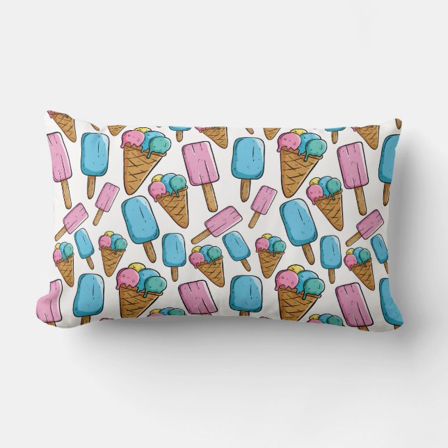 Motif de glace lance des oreillers (Recto)