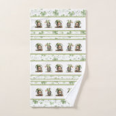 Motif de gnome pour la Saint-Patrick (Serviette à main)