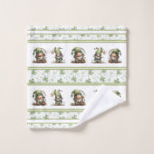 Motif de gnome pour la Saint-Patrick (Gant de toilette)