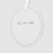 Motif de golf Ajouter son propre texte Boule de go (devant)