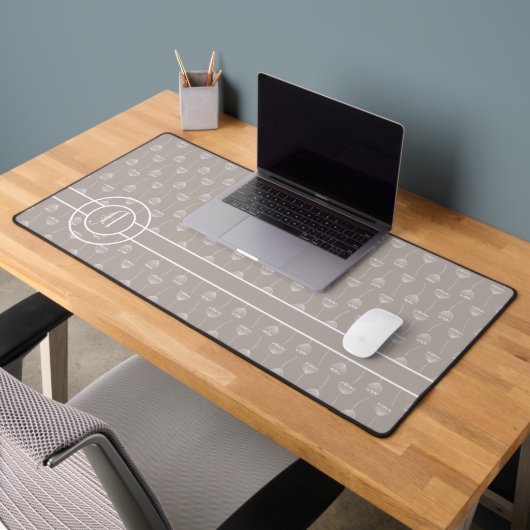Motif de gousse de semence tendance Monogramme A (Bureau 2)
