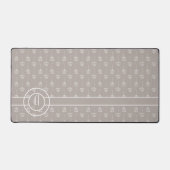 Motif de gousse de semence tendance Monogramme A (Recto)