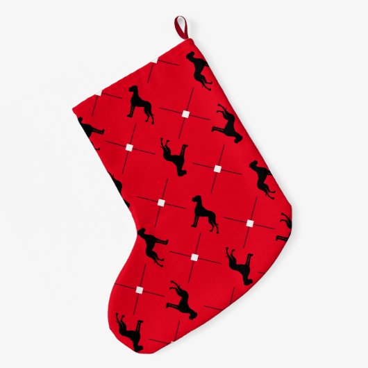 Motif de Grand Danois à chaussettes (Dos (Accrochage))