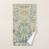 Motif de grenade antique William Morris Lily (Serviette à main)