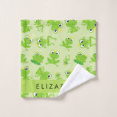 Motif de grenouille, Grenouille verte, Prince de g (Gant de toilette)