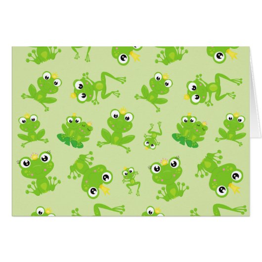 Motif de grenouille, Grenouilles mignonnes, Grenou (Devant horizontal)