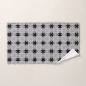 Motif de grille Carré rétro (Serviette à main)