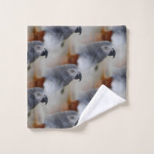 Motif de gris africain (Gant de toilette)