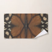 Motif de gros plan d'aile de papillon monarque (Serviette à main)