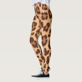 Motif de guépard tacheté léopard patte Legging (Gauche)