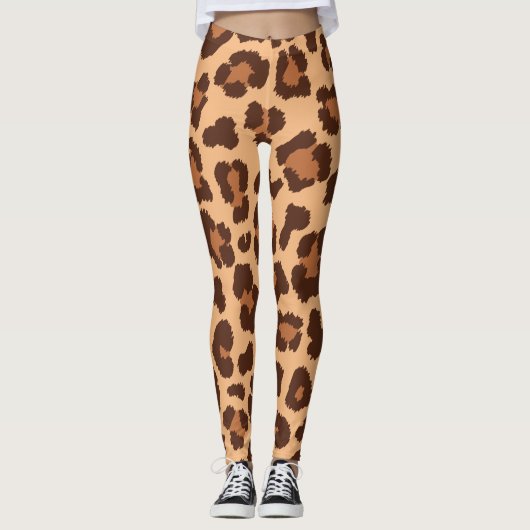 Motif de guépard tacheté léopard patte Legging (Devant)
