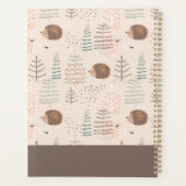 Motif de hérisson de bois mignon (Dos)
