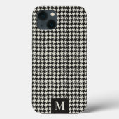 Motif de Houndstooth coque iphone Monogram (Verso)