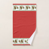 Motif de houx (Serviette à main)