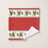 Motif de houx (Gant de toilette)