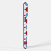 Motif de Jacquard blanc bleu rouge personnalisable (Côté droit)