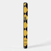 Motif de Jacquard noir jaune clair personnalisable (Côté droit)