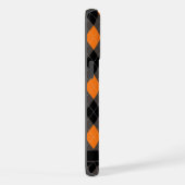 Motif de Jacquard orange gris noir personnalisable (Côté droit)