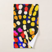 Motif de jeu de couleurs expressives (Serviette à main)
