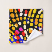 Motif de jeu de couleurs expressives (Gant de toilette)